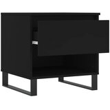  Stolić za kavu crni 50 x 46 x 50 cm od konstruiranog drva | Eponuda.com