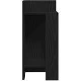 vidaXL Stranske mize s polico 2 kosa črna 25,5x27x60 cm | Shoptok.si