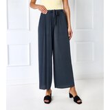 Gemre Claudette Grey Pleated Trousers | Shoptok.si
