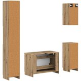  Set kupaonskih ormara od 4 dijela UTRECHT Hrast artisan | shoptok.hr