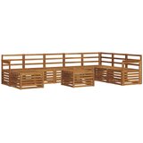  Set vanjskih sofa 9 kom. Prirodna | shoptok.hr