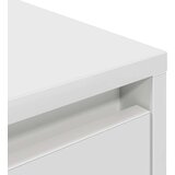 vidaXL TV omarica z LED svetili bela 100x41x50 cm | Shoptok.si