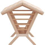 Hranilica za sijeno za zečeve 44x33x33 cm masivna jelovina | shoptok.hr