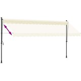 Tenda na uvlačenje krem 400 x 150 cm od tkanine i čelika | shoptok.hr