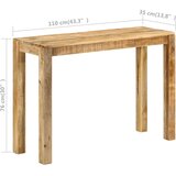  Konzolni stol 110 x 35 x 76 cm od grubog drva manga | shoptok.hr
