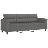 Maison Chic kavč - Sofa - Kanape trosed temno siv 180 cm tkanina iz mikrovlaken, (21727972) | Shoptok.si