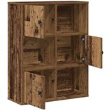 vidaXL Knjižna omara starinski les 60x24x76,5 cm inženirski les | Shoptok.si