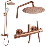 Rea Tuš set s termostatom Drop Brush Copper Cene