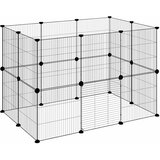  Kavez za ljubimce s 20 panela i vratima crni 35 x 35 cm čelični | Eponuda.ba
