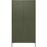  Garderobna omara olivno zelena 90x50x180 cm jeklo, (20704948) | Shoptok.si