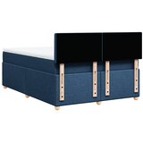  Krevet s oprugama i madracem plavi 140x200 cm od tkanine | shoptok.hr