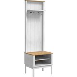  Ormar za hodnik s policom FLORO Bijelo 50 x 40 x 158 cm | shoptok.hr