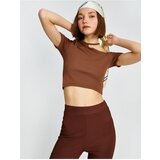 Koton T-Shirt - Brown - Regular fit | Shoptok.si