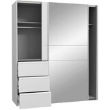 MID.YOU omara z drsnimi vrati, bela | Shoptok.si