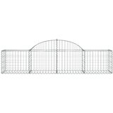  Lučne gabionske košare 14 kom 200x50x40/60 cm pocinčano željezo | shoptok.hr