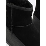 Big Star insulated suede snow boots on the platform black | ePonuda.com