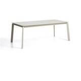 Kave Home Kovinska vrtna miza 100x205 cm Brela – | Shoptok.si