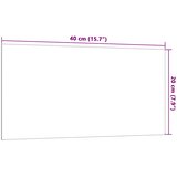  Zidna magnetna ploča crna 40 x 20 cm od kaljenog stakla | shoptok.hr