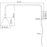 Sollux Krem zidna lampa s utikačem ø 14 cm Zylo – | shoptok.hr