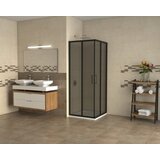 Copen Tuš kabina CONCEPT ATLAS BLACK 80x80x195cm staklo 6mm tonirano staklo (C-02-B4810) | ePonuda.com