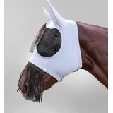 Maska za zaščito pred insekti Puck, z resicami na nosu, silver grey - Pony