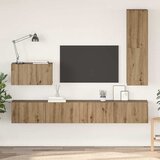 vidaXL Set TV omar 4 pcs artisan hrast Srednja Konstruiran les | Shoptok.si