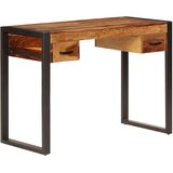 vidaXL Miza z 2 predaloma 110x50x77 cm trden palisander | Shoptok.si