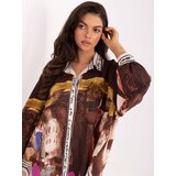 RUE PARIS Shirt-IT-KS-18729.12-brown | Shoptok.si