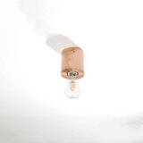  Stropna svetilka SALGADO iz naravnega lesa, (21348205) | Shoptok.si