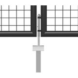  Vrata čelična 400 x 150 cm antracit | shoptok.hr