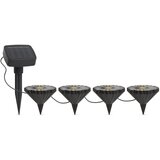 Garden of Eden LED solarna veriga v obliki rožic 4 kos večbarvne 360 cm Cene