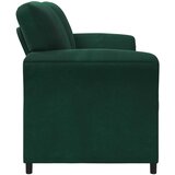 SOFA za dvije osobe Tamnozelena 138 x 83 x 95 cm Baršun | shoptok.hr