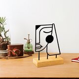 Atelier Del Sofa dekorativna figura serenity, 26x8x17 cm, crna | ePonuda.com