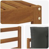  Set vanjskih sofa 6 kom. Prirodna i antracit Smeđa 325 x 162,5 x 73 cm | Shoptok.si