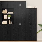 Ormarić za pohranu 3 pcs Crni hrast | shoptok.hr