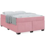 Posteljni okvir z vzmetnico z vzmetnico Roza 160 x 200 cm Žamet | Shoptok.si