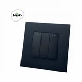 prekidač mehanički, 3 tastera, pvc mat panel -