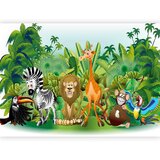 Artgeist Fototapeta Jungle Animals, 100x70cm | Shoptok.si