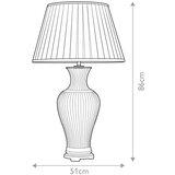 Elstead DL-DALIAN-TL - Stona lampa DALIAN 1xE27/60W/230V | Eponuda.com