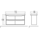  Venice 120 bijeli zidni | shoptok.hr