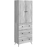 vidaXL Set ormara 2 kom. 66 x 34 5 x 90 cm Konstruirano drvo - Sivi hrast sonoma Cijene
