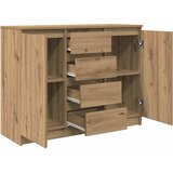  Komoda s ladicama artisan hrast 100,5x35x76cm konstruirano drvo | shoptok.hr