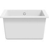  Kuhinjsko pomivalno korito z luknjo bel granit, (21670643) | Shoptok.si