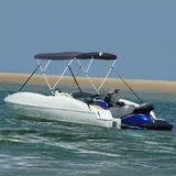 bimini s 3 luka i mrežastim zidovima 183x(154-167)x137 cm