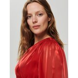 Reserved - Haljina na preklop s povezom - crvena | shoptok.hr