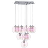 Eglo 901922 - visilica na sajli ariscani 10xE27/60W/230V sjajni hrom | Eponuda.com