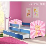  Dječji krevet ACMA s motivom, bočna plava + ladica 160x80 cm 10 Pink Teddy Bear | shoptok.hr
