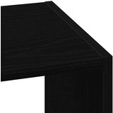vidaXL Knjižna omara zložljiva črna 30x30x80 cm inženirski les | Shoptok.si