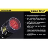 Nitecore NITNFR25 filter u boji EC1, EC2, EA1, EA2, MT2C, P12, SRT3, SRT5 i svjetiljke Ø 25 mm crvena | Eponuda.ba