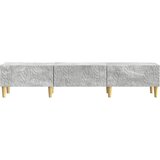 TV ormar 147 x 34,5 x 30 cm Betonska siva Konstruirano drvo | Shoptok.si